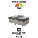 Ver imagem 6 de Base Box Baú 88x188 Linho com Colchão Dual Firm Espuma Ecoflex