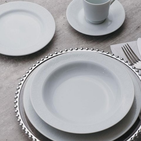 Jogo de Jantar 40 Peças Café Noiva Porcelana Schmidt