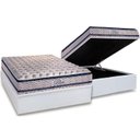 Ver imagem 1 de Cama Box Baú Casal: Colchão Molas MasterPocket Ensacadas Paropas Blue + Base CRC Courano White(138x1