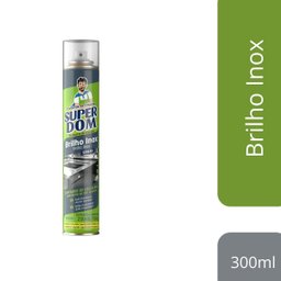 Brilho Inox Super Dom Spray 300ml – Limpa e Dá Brilho em Inox – Ideal para Utensílios, Geladeiras, C - 2