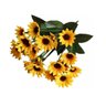 Kit 12 Buquê Galhos Flores Girassol Artificial Girassóis - 4