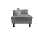 Ver imagem 5 de Recamier Decorativo Divã Amsterdã 147cm Lado Esquerdo Linho Cinza