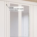Ver mais imagens de Guarda-Roupa Casal 6 Portas com 4 Espelhos e 6 Gavetas 234cm 100% MDF Boston Espresso Móveis Branco
