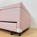 Ver imagem 6 de Cama Box Baú Solteiro com Auxiliar (Bicama) + Colchão Solteiro Espuma D20 12cm | Kit Completo com Ca