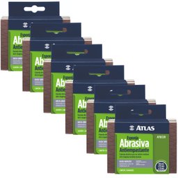 Kit 02 Esponjas Abrasivas Flexíveis Baixa Abrasividade Antiempastante | 06 Un - 2