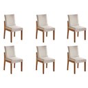 Ver imagem 1 de Conjunto 6 Cadeiras de Jantar Mônaco Yescasa