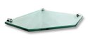Ver imagem 6 de Kit Prateleira Canto Chanfrada C/ Fenda 25x25cm 8mm Fume