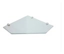 Ver imagem 4 de Kit Prateleira Canto Chanfrada C/ Fenda 25x25cm 8mm Fume
