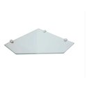 Ver imagem 4 de Kit Prateleira Canto Chanfrada C/ Fenda 25x25cm 8mm Fume