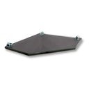 Ver imagem 7 de Kit Prateleira Canto Chanfrada C/ Fenda 25x25cm 8mm Fume