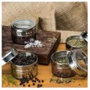 Ver imagem 3 de Porta Condimento Tempero Magnético Inox 3 Potes Com Imã