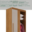 Ver mais imagens de Guarda-Roupa Modulado Canto 1 Porta Fortaleza Marrom/Cinamomo/Off-White