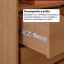 Ver imagem 6 de Guarda-Roupa Casal Modulado Andorra 5 Portas 4 Gavetas Freijó/Branco - Pnr Móveis
