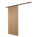 Ver imagem 1 de Porta de Correr Verniz com Kit Alumínio Marrom - 210x110