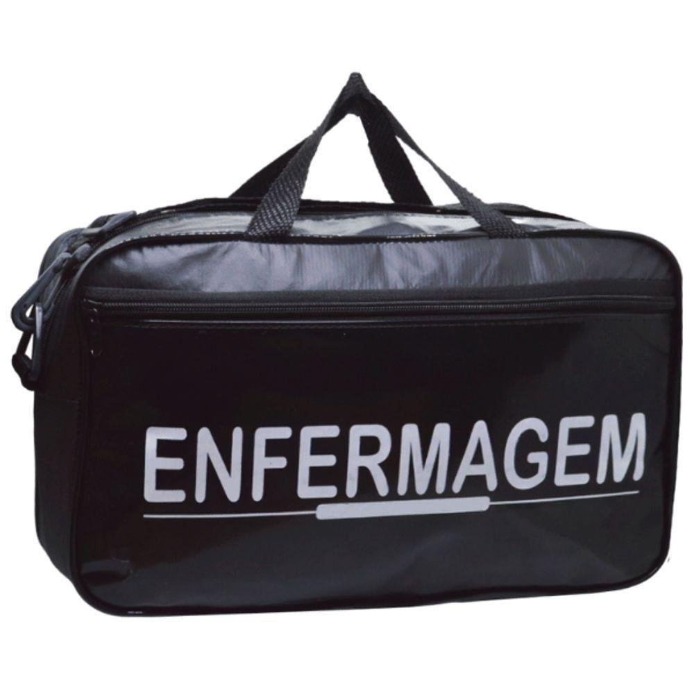 Kit Bolsa Cores Exclusiva para Estagio Modelo Preto Enfermagem - 2