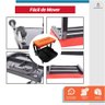 Banqueta Banquinho para Mecânico Fixa 100Kg com Rodas - Starfer - 2