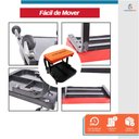 Ver imagem 2 de Banqueta Banquinho para Mecânico Fixa 100Kg com Rodas - Starfer