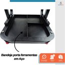 Ver imagem 4 de Banqueta Banquinho para Mecânico Fixa 100Kg com Rodas - Starfer