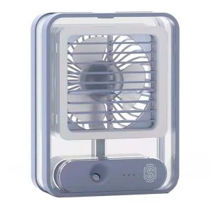Ventilador Portátil Umidificador Usb 3 Velocidades