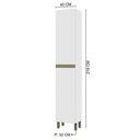 Ver imagem 3 de Paneleiro 2 Portas 3 Prateleiras Branco - Indékes