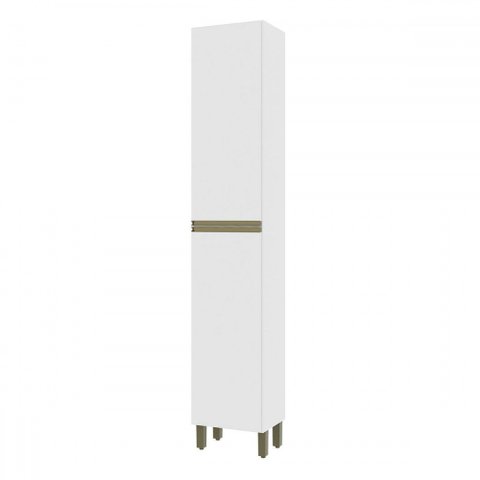 Paneleiro 2 Portas 3 Prateleiras Branco - Indékes