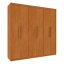 Ver imagem 1 de Guarda-Roupa Casal com 6 Portas e 4 Gavetas 219cm Multimóveis CR35493 Cinamomo