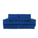 Ver imagem 3 de Sofá Fusion 2.80m Elétrico com Usb e Vibro Massagem - Azul