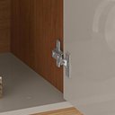 Ver imagem 2 de Buffet 190cm 4 Portas com Adega Lizz Casa D Off White/cedro