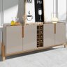 Buffet 190cm 4 Portas com Adega Lizz Casa D Off White/cedro - 1