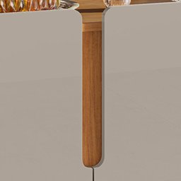 Buffet 190cm 4 Portas com Adega Lizz Casa D Off White/cedro - 11