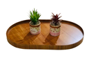 Ver imagem 3 de Bandeja Decorativa Oval Laminado Cinamomo