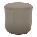 Ver imagem 1 de Puff Redondo Decorativo Copenhage 43x43 Cm Veludo Marrom Claro Milani Store