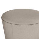 Ver imagem 6 de Puff Redondo Decorativo Copenhage 43x43 Cm Veludo Marrom Claro Milani Store