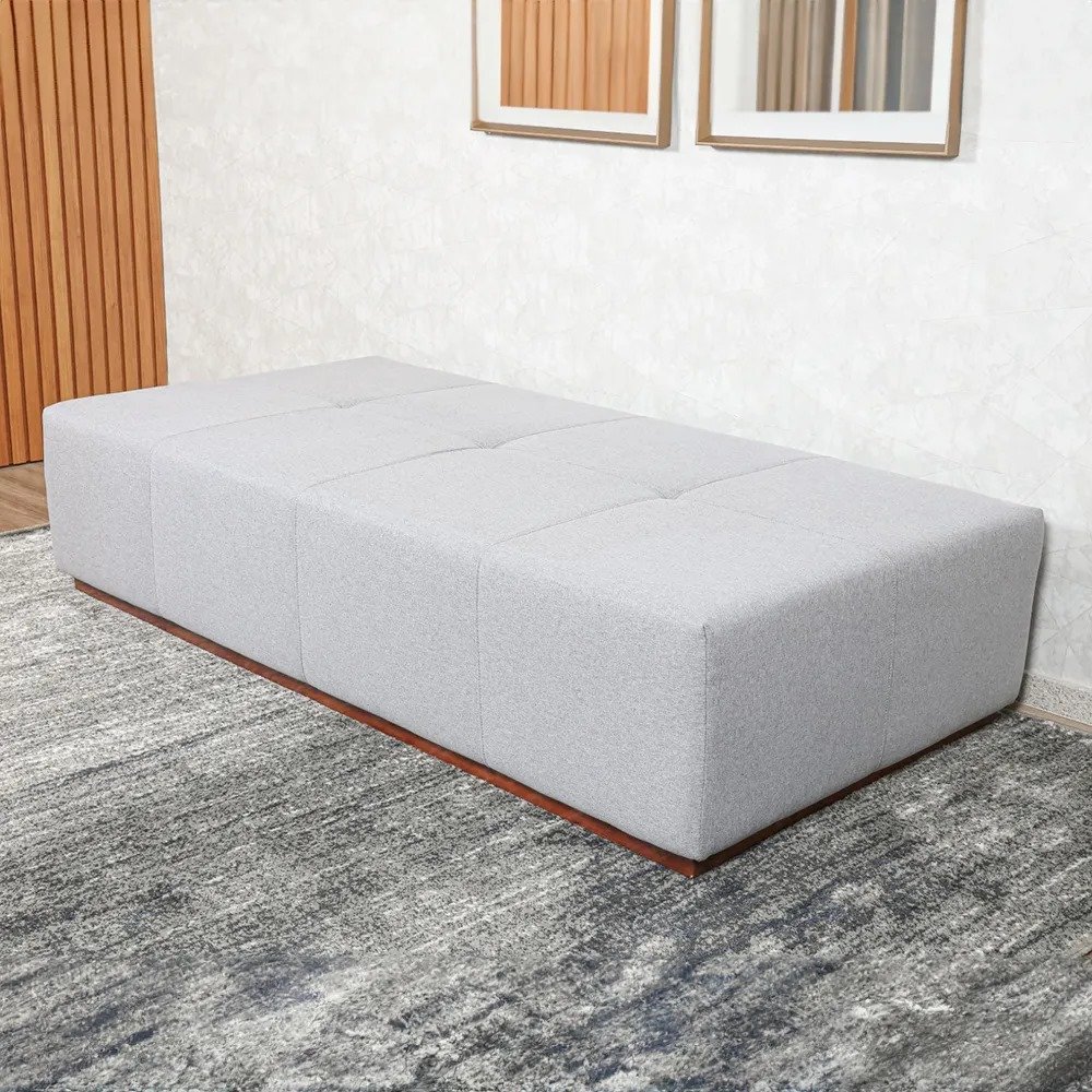 Sofa Hexane Modulo 200x100 Cinza - 5