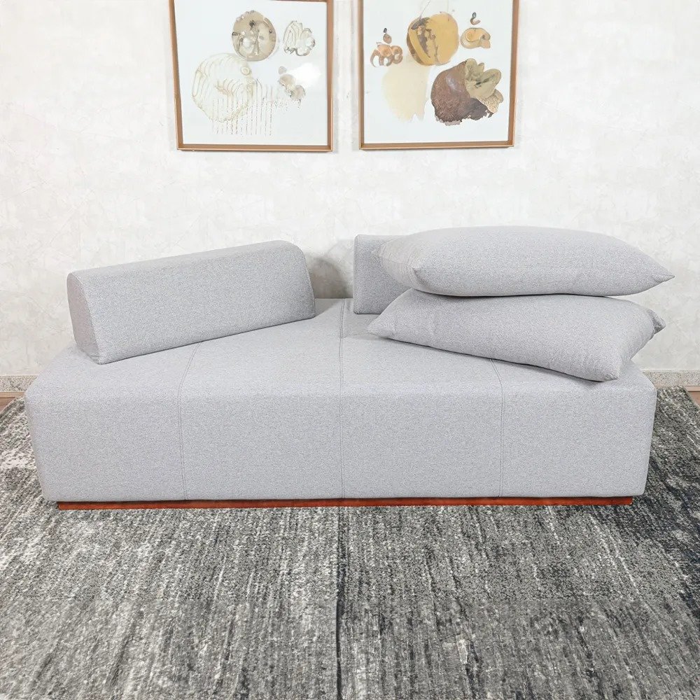 Sofa Hexane Modulo 200x100 Cinza - 6