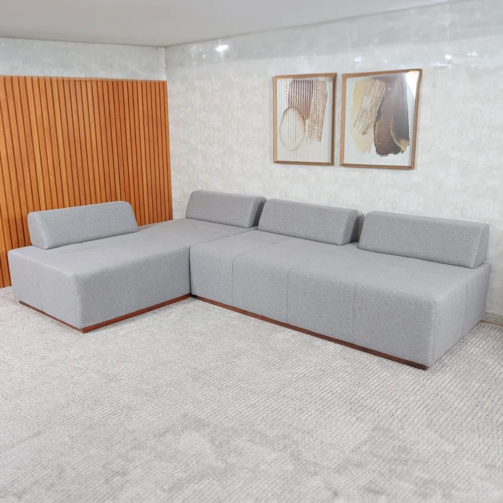 Sofa Hexane Modulo 200x100 Cinza - 4