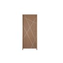Ver imagem 2 de Kit Porta de Madeira Frisada 215x86,5cm Batente 14cm Fechadura Manual Rodam Portas Abertura Esquerda