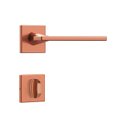 Ver imagem 6 de Kit Porta de Madeira Frisada 215x86,5cm Batente 14cm Fechadura Manual Rodam Portas Abertura Esquerda