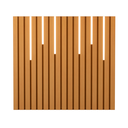 Ver imagem 1 de Cabeceira Ripada Cama de Solteiro com Led Nagoia Nature