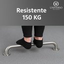 Ver imagem 5 de Kit 2 Barra Alca Apoio 40cm Inox Escovado Auxilio para Idoso ou Pcd