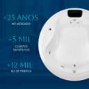 Ver imagem 5 de Banheira Redonda Siberia Completa com Hidro em Acrílico