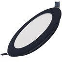 Ver imagem 1 de Painel LED Super Eco de Embutir Redondo 18 Watts 2700k Bivolt Preto 02891B Ourolux