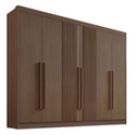 Ver imagem 1 de Guarda Roupa Athos 6 Portas Ripado 100% MDF D`Doro Móveis