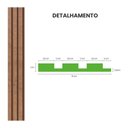 Ver imagem 3 de Painel Ripado Laminado de Eva Autocolante Rpdol 10cm Linha Urban Bronze 10 Metros