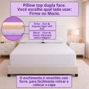 Ver imagem 4 de Pillow Top Viúva 2 em 1 Dupla Face - Firme ou Macio 1600g | 10cm Hybrid Plus