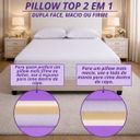 Ver imagem 3 de Pillow Top Viúva 2 em 1 Dupla Face - Firme ou Macio 1600g | 10cm Hybrid Plus