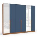Ver imagem 3 de Guarda Roupa Casal 6 Portas e 4 Gavetas com Espelho 240848 Linha Porto Politorno Móveis