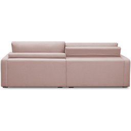 Sofá Retrátil Reclinável para Sala de Estar Living 240cm Sevilha F04 Veludo Rosê - Lyam Decor - 9