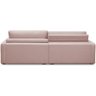 Sofá Retrátil Reclinável para Sala de Estar Living 240cm Sevilha F04 Veludo Rosê - Lyam Decor - 9