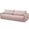 Sofá Retrátil Reclinável para Sala de Estar Living 240cm Sevilha F04 Veludo Rosê - Lyam Decor - 6